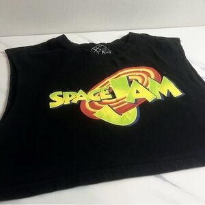 Space Jam Sleeveless Crop Top